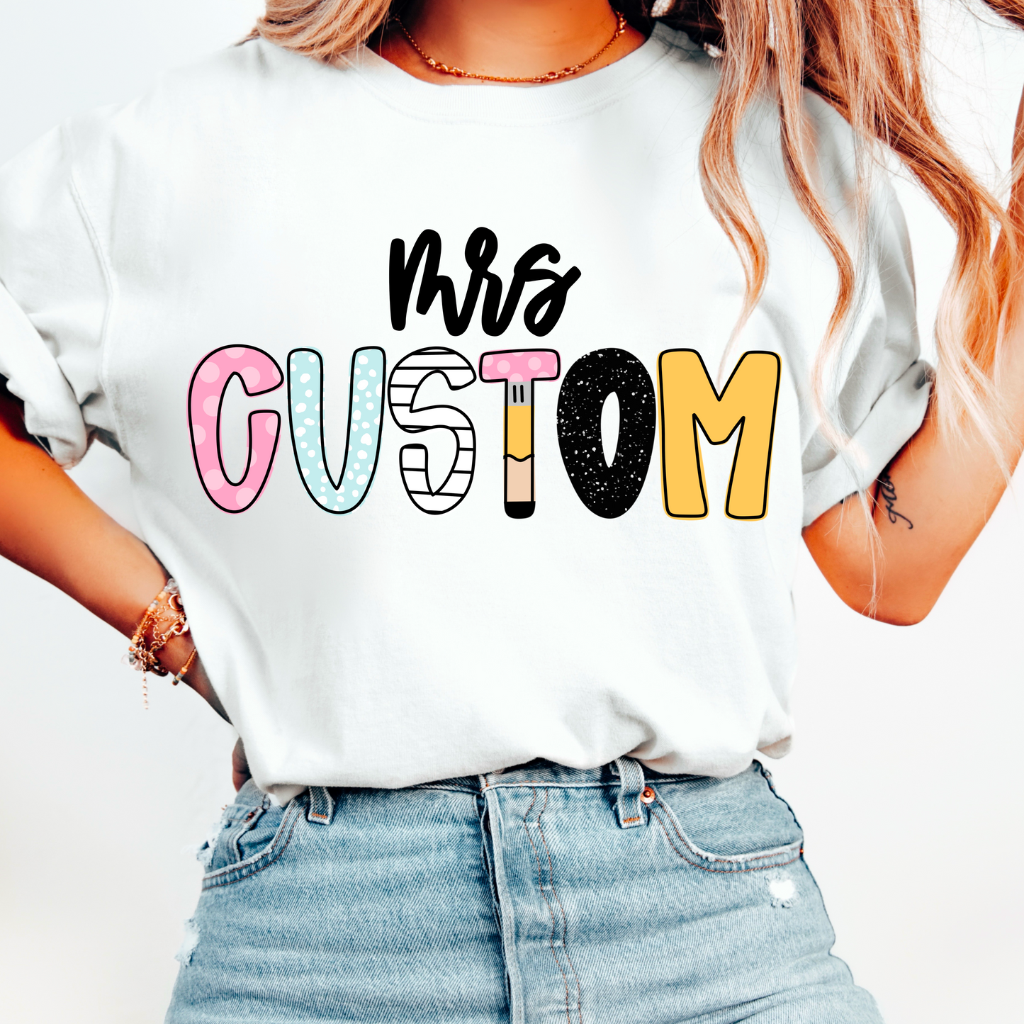 CUSTOM Teacher Name PNG