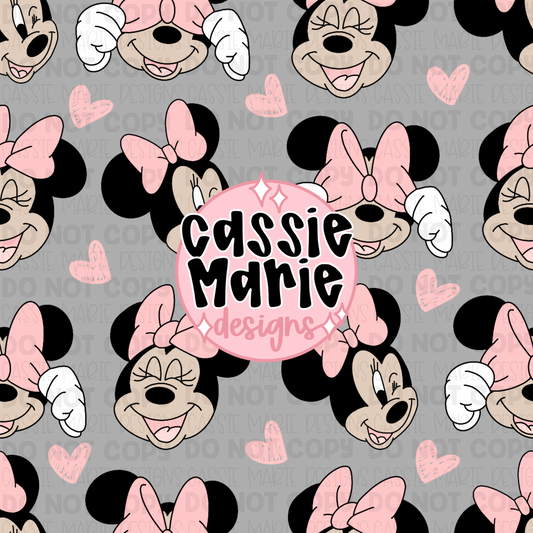 Minnie seamless pattern