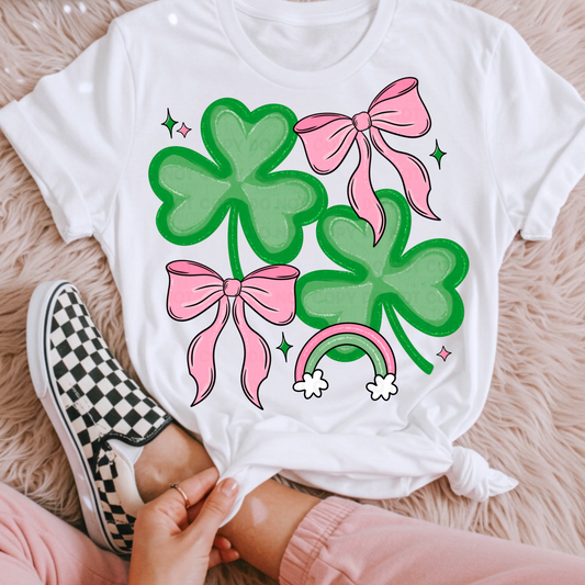 Coquette Shamrocks PNG