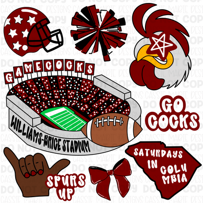 University of South Carolina game day png