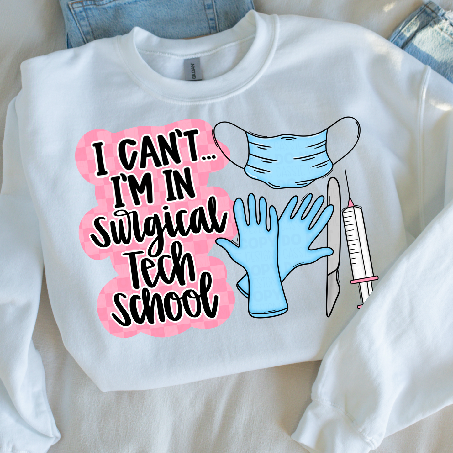 I Can’t I’m In Surgical Tech School PNG