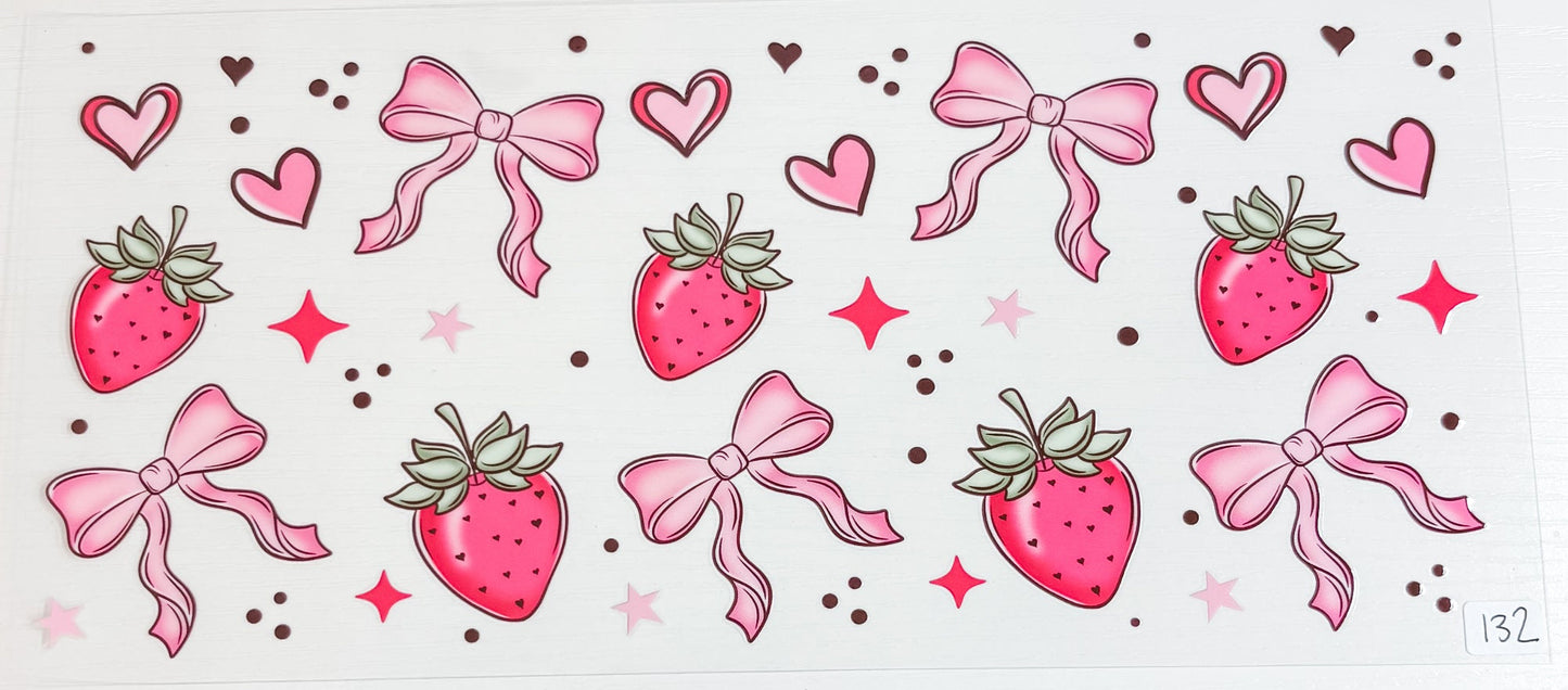 Bows and Strawberries Wrap 132