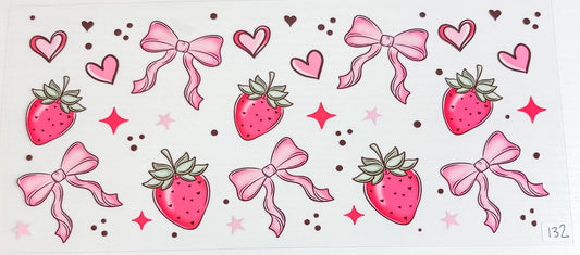 Bows and Strawberries Wrap 132